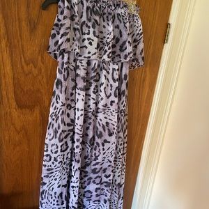 Printed maxi dress